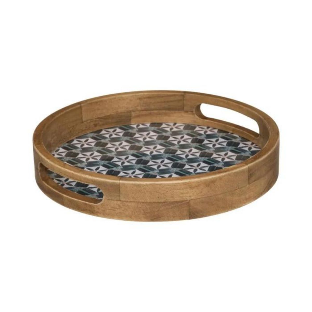 ATMOSPHERA Lot de 2 Plateaux Déco  Alicante  34cm Multicolore