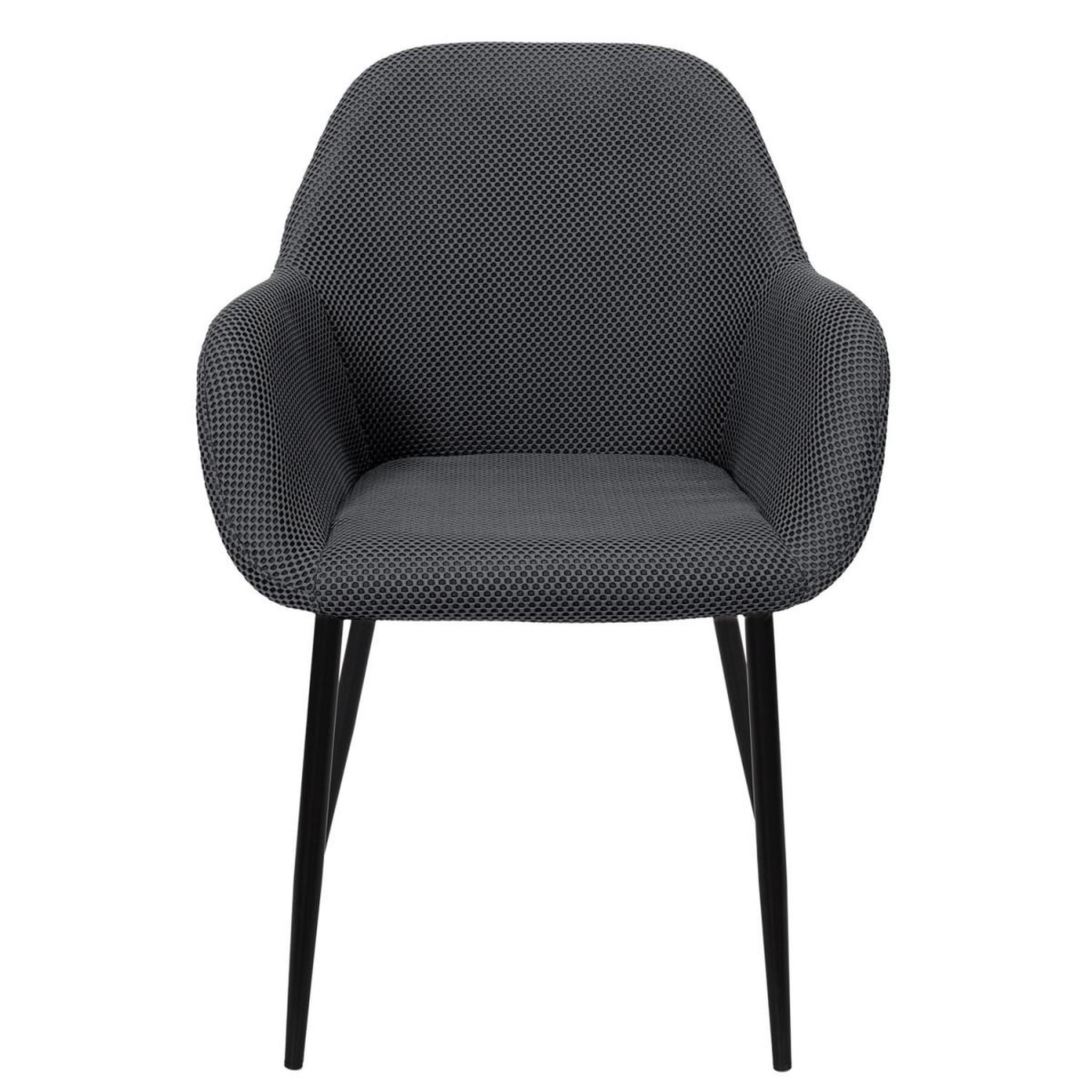 Voir la diapositive 3 : The Home Deco Factory Lot de 2 chaises fauteuil  atome  85cm gris