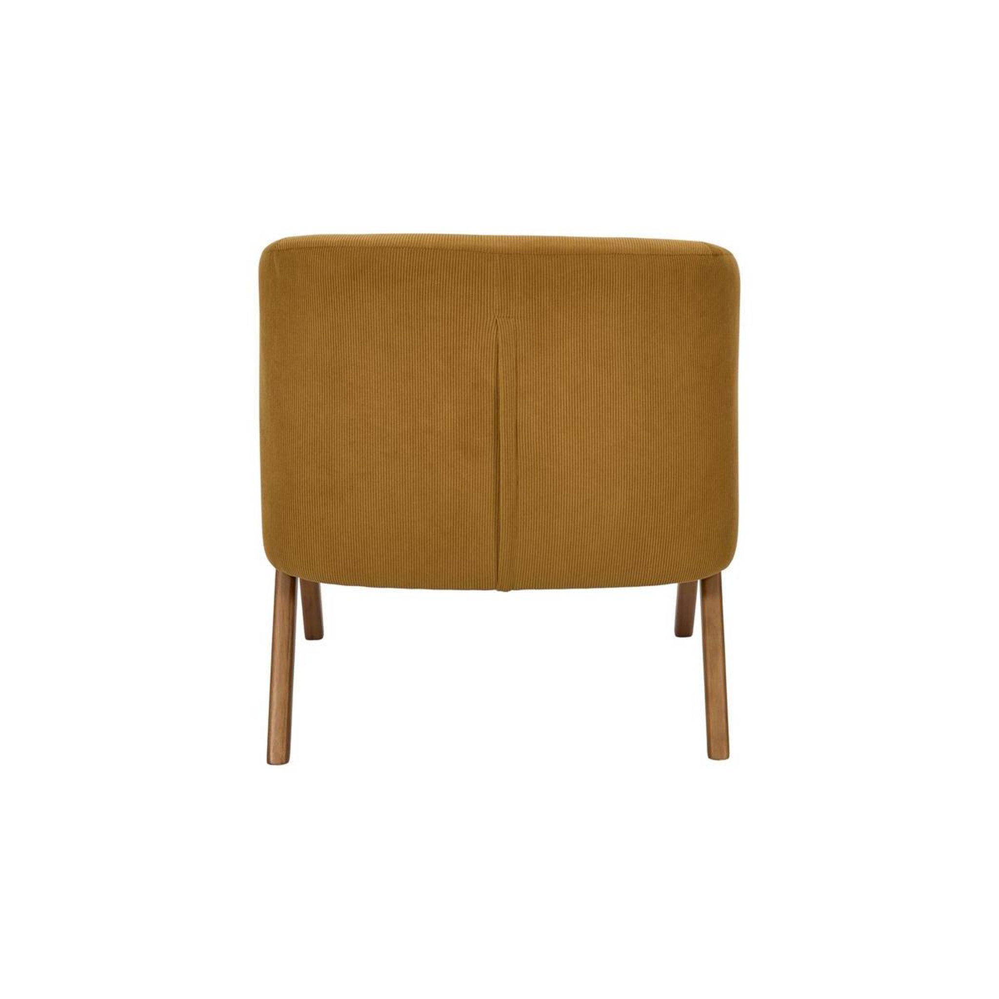 Voir la diapositive 4 : The Home Deco Factory Fauteuil design côtelé  jules  72cm jaune