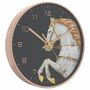 Voir la diapositive 3 : VIDAXL Horloge murale dore et blanc Ø29,5 cm polystyrene et verre
