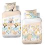 Voir la diapositive 3 : COTE DECO Housse de couette 140x200 Lola + taie polycoton