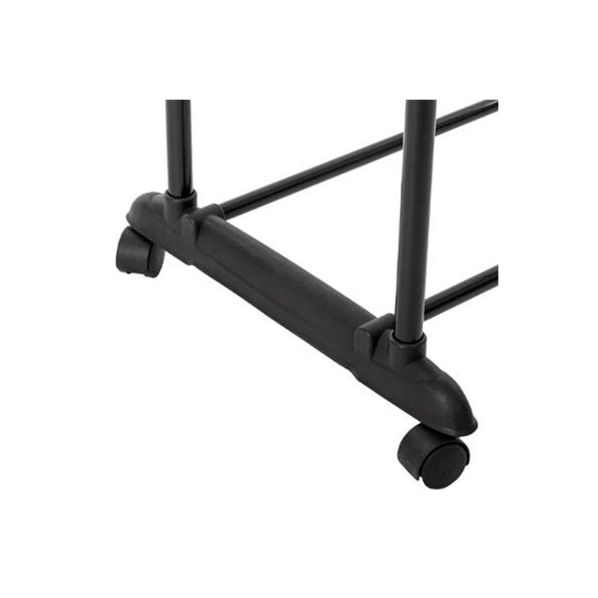 B BASIC & CO Double Portant à Vêtements Arropa 160cm Noir pas cher ...