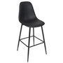 Voir la diapositive 2 : Paris Prix Lot de 2 Chaises de Bar  Amber  106cm Noir