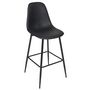 Voir la diapositive 2 : Paris Prix Lot de 2 Chaises de Bar  Amber  106cm Noir