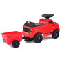 Voir la diapositive 2 : Jamara Porteur Ford F-150 Raptor rouge avec remorque