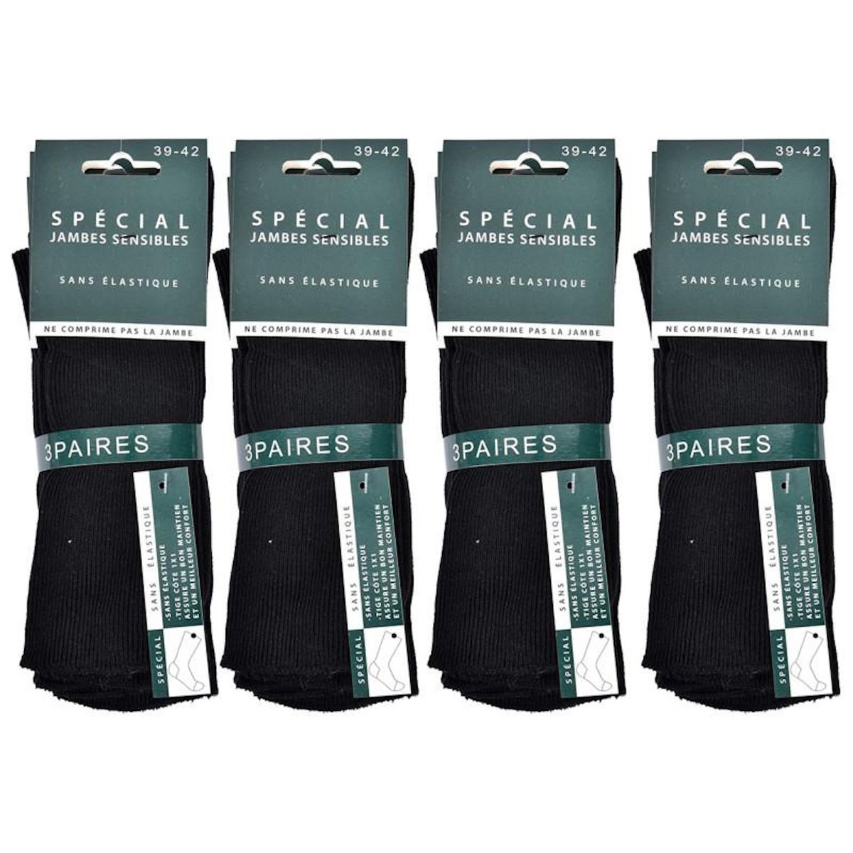 OZABI Chaussettes Jambes Sensibles