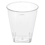 FIVE Lot de 20 Verrines Réutilisables  Facette  6cl Transparent