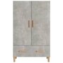 Voir la diapositive 3 : VIDAXL Buffet haut Gris béton 70x31x115 cm Bois d ingénierie