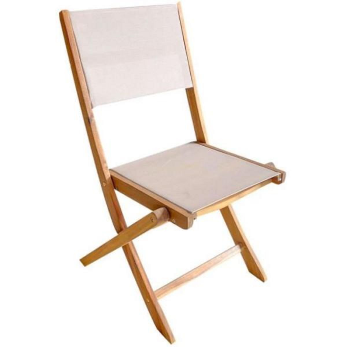 MARKET24 Ensemble repas de jardin en bois d'eucalyptus FSC - BANGGI - 4 personnes