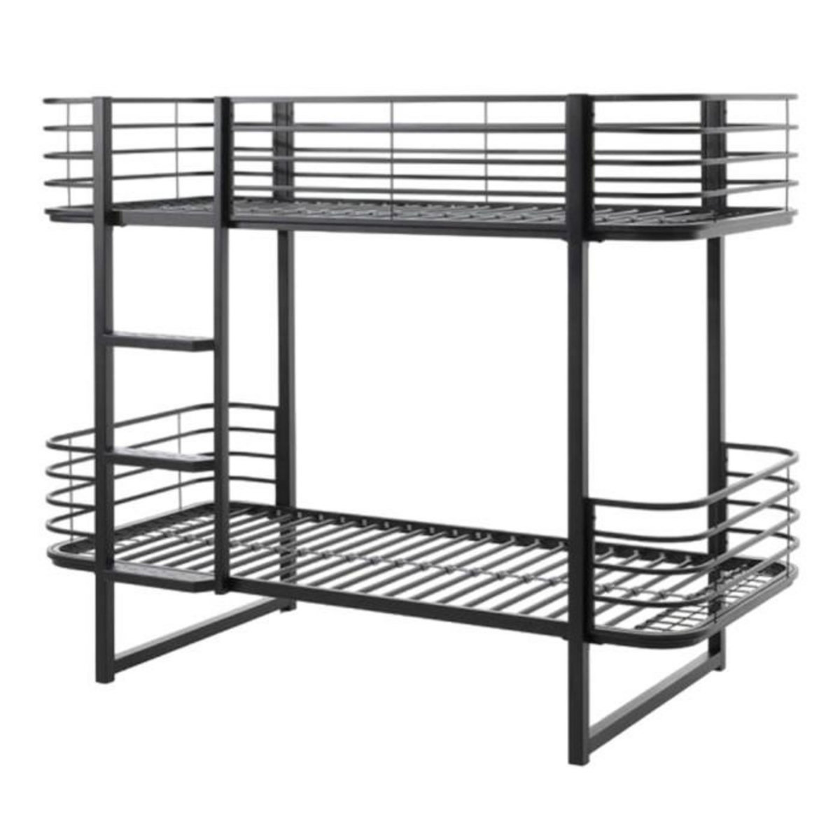 Paris Prix Lit Superposé Enfant  Oscar  90x200cm Noir