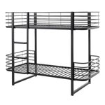 Paris Prix Lit Superposé Enfant  Oscar  90x200cm Noir