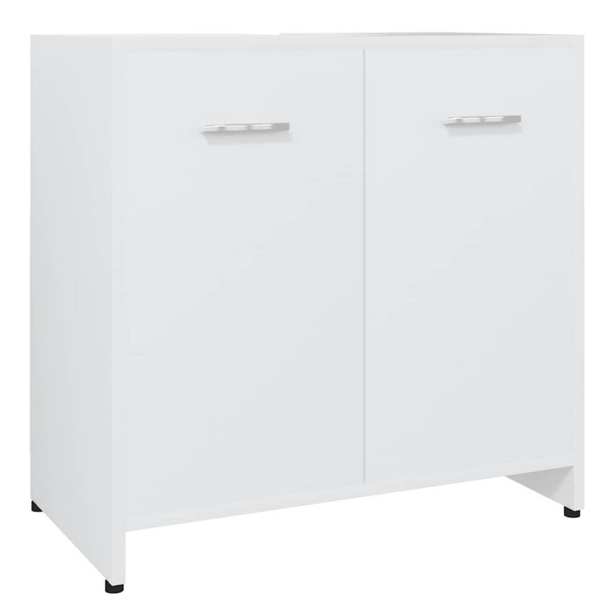 VIDAXL Armoire de salle de bain Blanc 60x33x61 cm Bois d'ingenierie