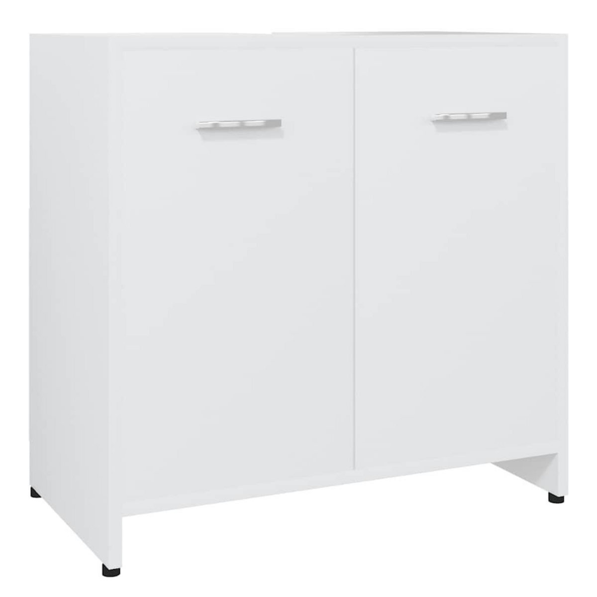 VIDAXL Armoire de salle de bain Blanc 60x33x61 cm Bois d'ingenierie