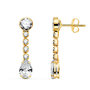 Voir la diapositive 1 : L'ATELIER D'AZUR Boucles d'Oreilles Or 18 Carats 750 Jaune - Pendantes