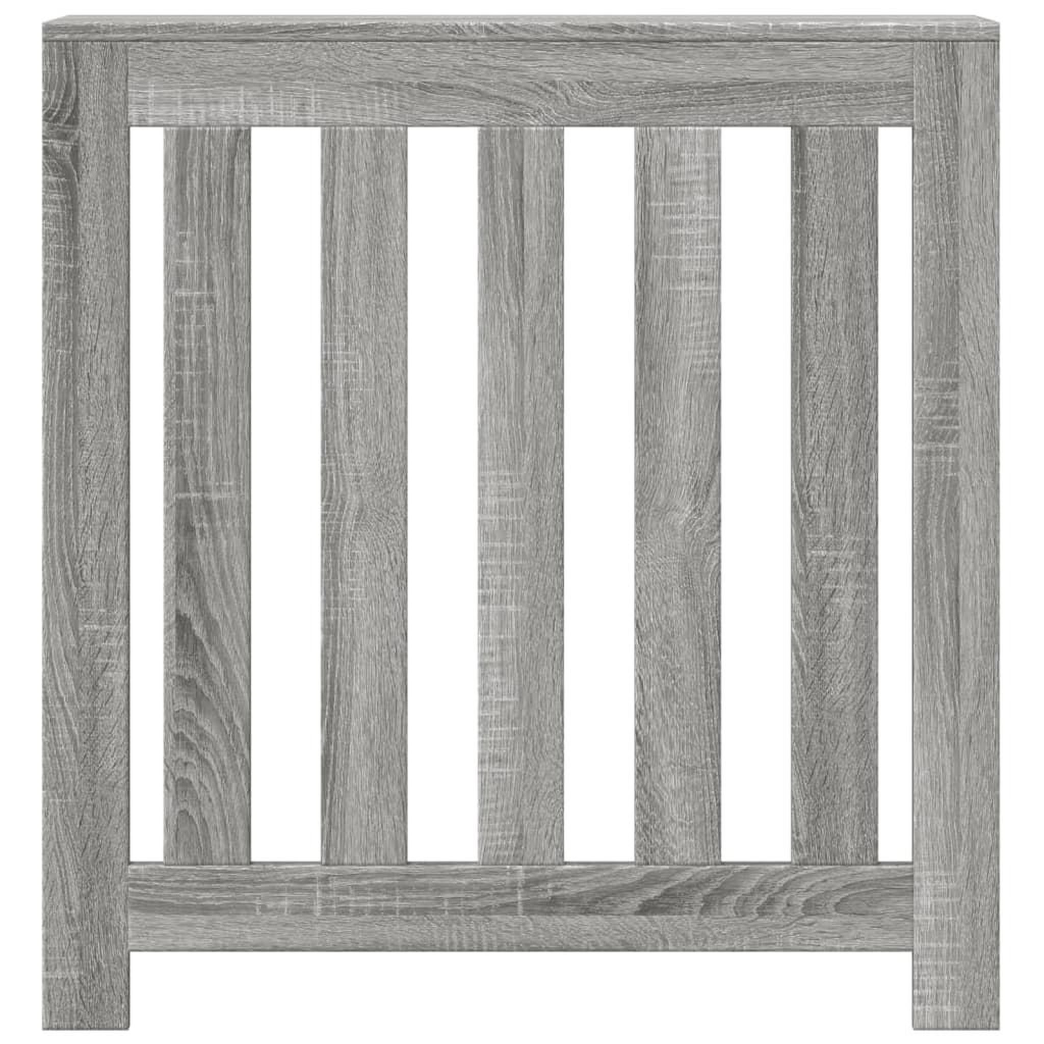Voir la diapositive 3 : VIDAXL Cache-radiateur sonoma gris 78x20x82 cm bois d'ingenierie