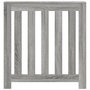 Voir la diapositive 3 : VIDAXL Cache-radiateur sonoma gris 78x20x82 cm bois d'ingenierie