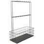 Voir la diapositive 1 : Paris Prix Mini Bar à Poser en Métal  Filaire  62cm Noir