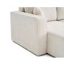 Voir la diapositive 6 : BEST MOBILIER Topaze - canapé d'angle réversible - 4 places - convertible avec coffre - en velours côtelé plat