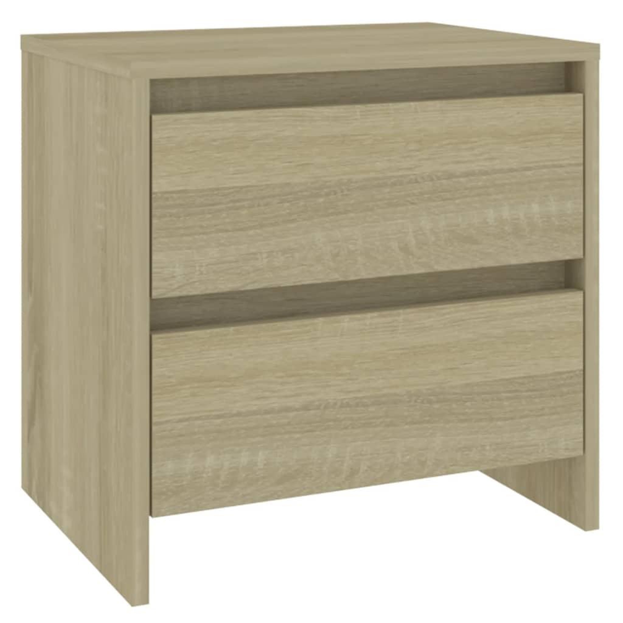 Voir la diapositive 2 : VIDAXL Table de chevet chene sonoma 45x34,5x44,5 cm bois d'ingenierie