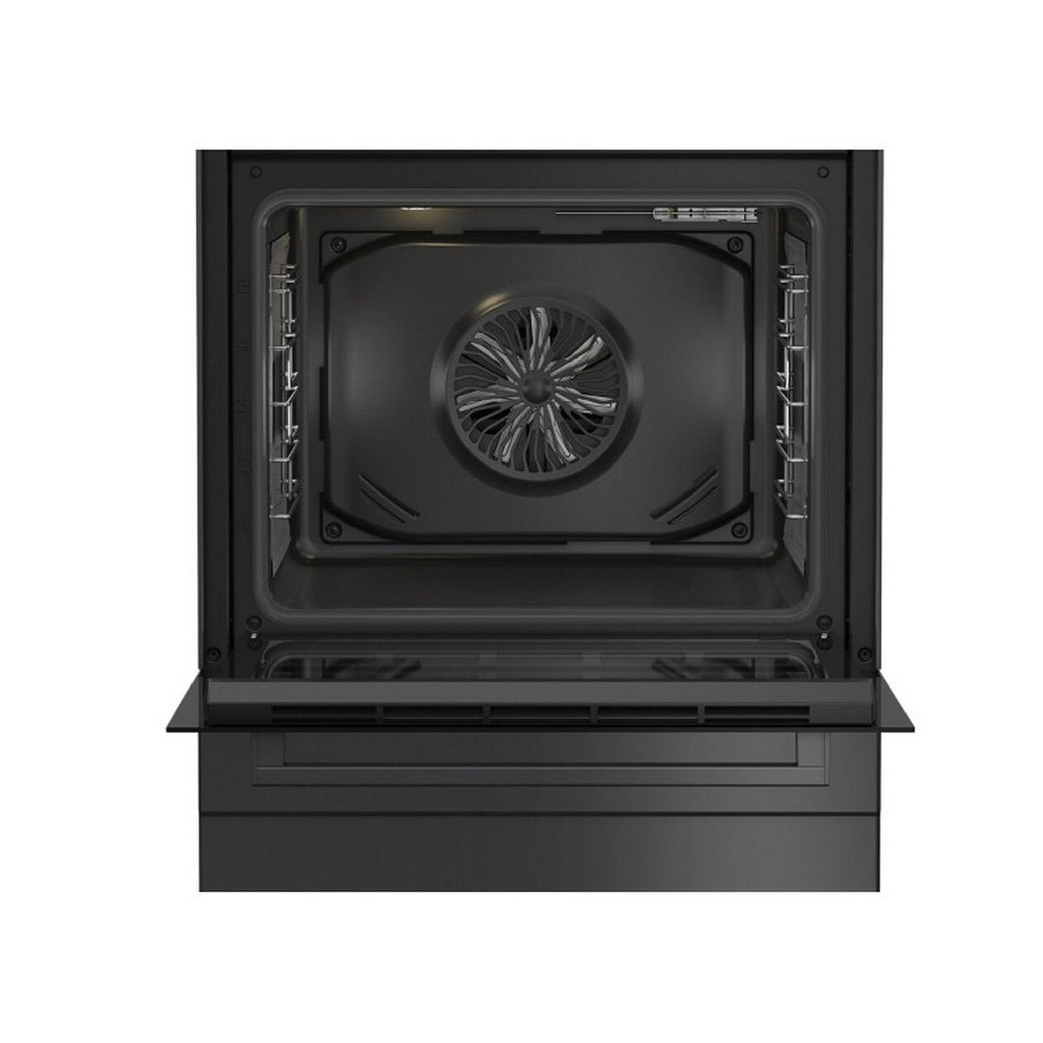 Voir la diapositive 4 : Beko Cuisinière mixte 72l 4 feux anthracite - fbm63130act