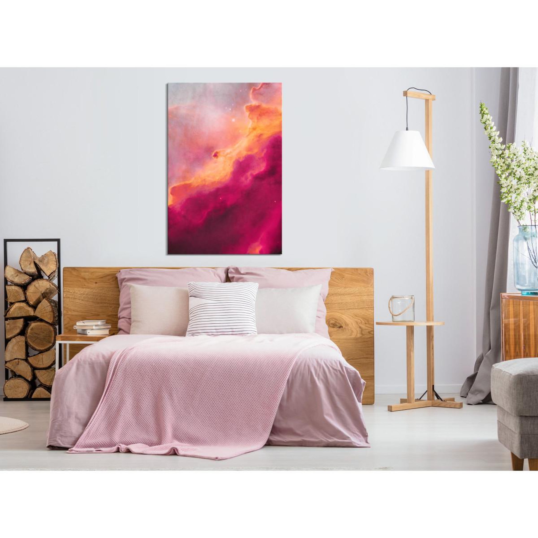 Voir la diapositive 2 : Paris Prix Tableau imprimé  pink nebula ii