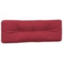 Voir la diapositive 5 : VIDAXL Coussins de palette lot de 2 rouge bordeaux tissu