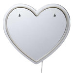 Paris Prix Miroir LED Effet Néon  Cœur  30cm Rouge