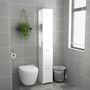 Voir la diapositive 3 : VIDAXL Armoire de salle de bain blanc 25x26,5x170 cm bois d'ingenierie