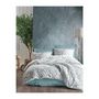 Voir la diapositive 1 : GENERIQUE Parure de lit - 129CTN62586 - 1 housse de couette 220 x 240 cm + 2 taies d'oreiller 60 x 60 cm - 100% coton ranforcé - Menthe