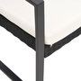 Voir la diapositive 5 : VIDAXL Banc de jardin à 3 places avec coussins noir rotin PP