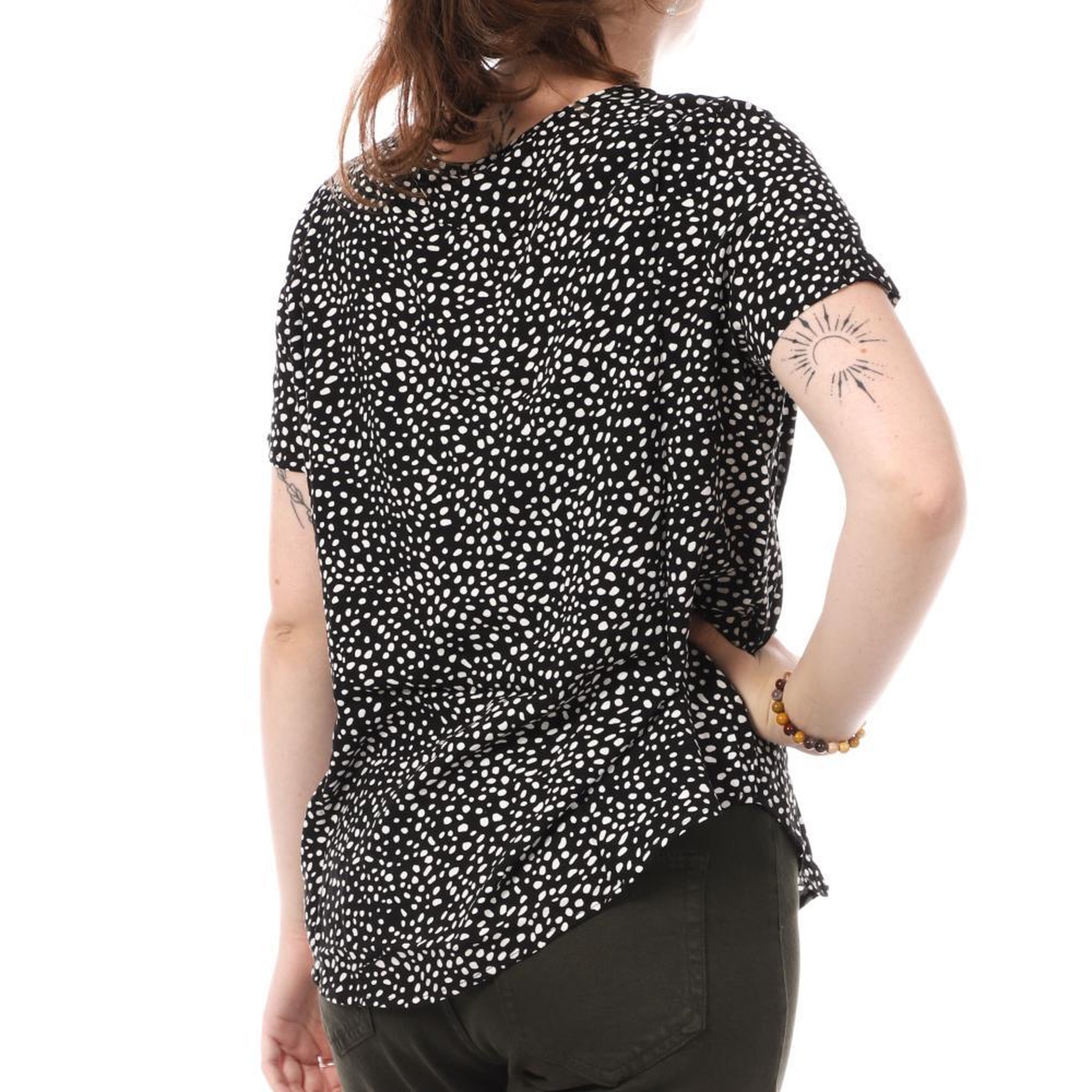 Voir la diapositive 2 : Vero Moda Blouse Noire à Motifs Femme Vero Moda Easy Joy