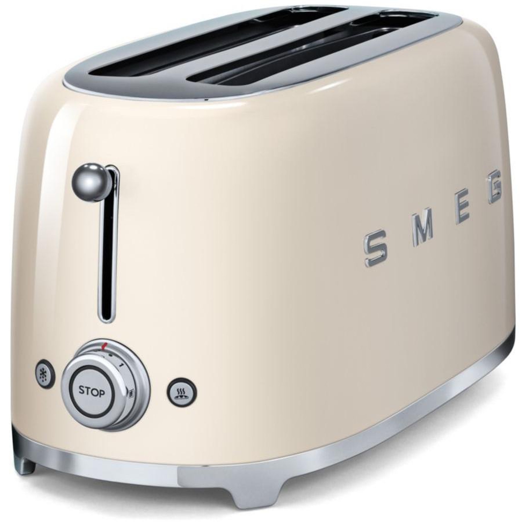 Voir la diapositive 4 : SMEG Grille-pain tsf02creu crème