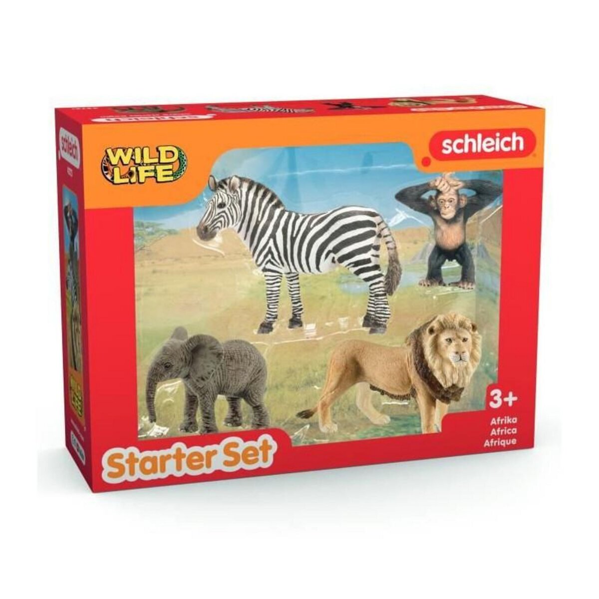 Schleich Mes Premiers Animaux d'Afrique, Figurines d'animaux, SCHLEICH 42721 Wild Life, des 5 ans