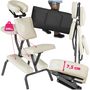 Voir la diapositive 1 : tectake Fauteuil de massage pliable beige
