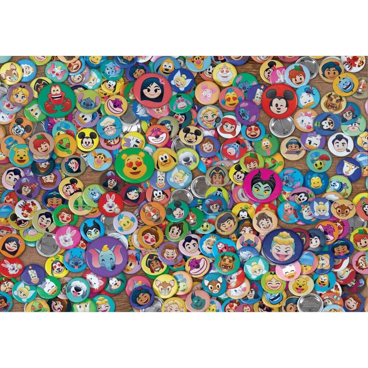 CLEMENTONI Puzzle 1000 pièces : Disney Emoji