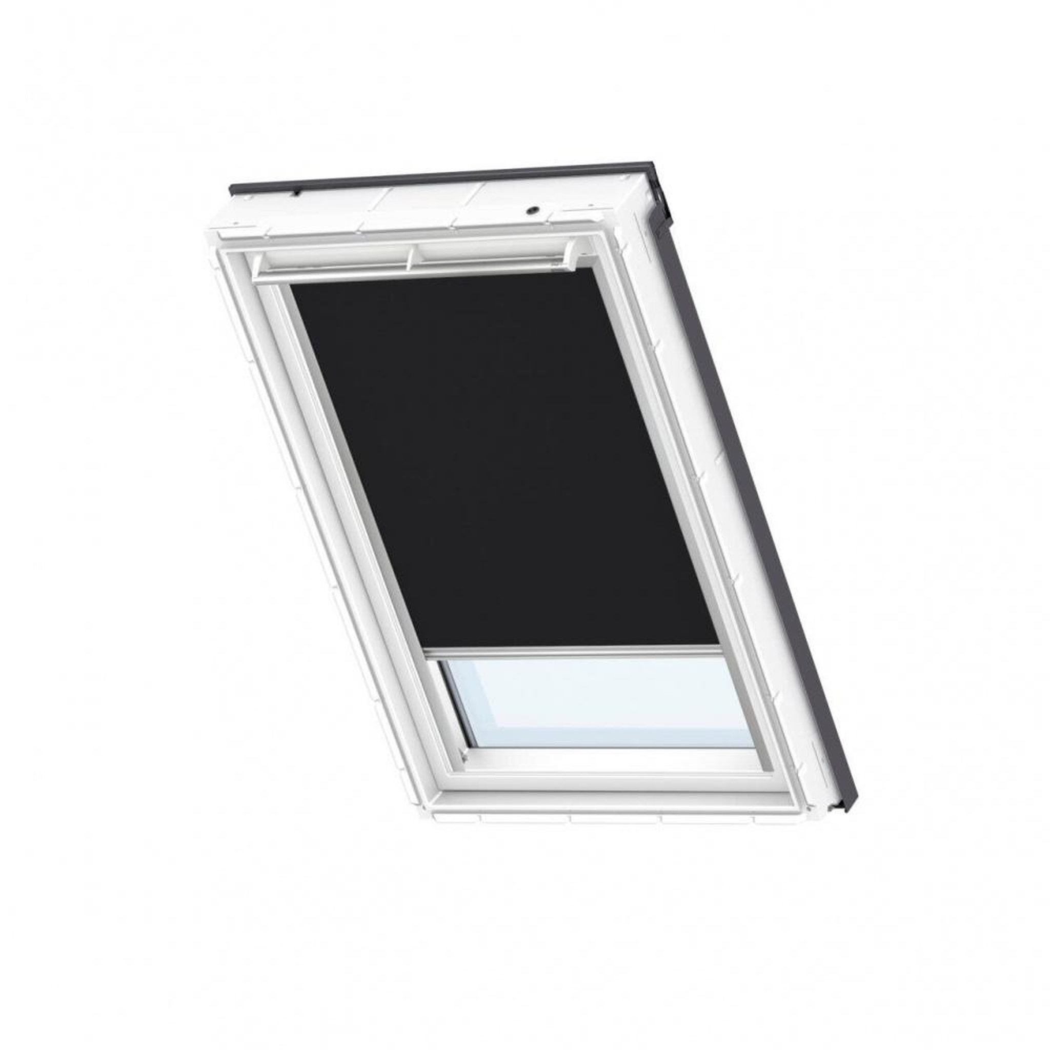 CENTRALE BRICO Store fenêtre de toit VELUX occultant manuel noir DKL S06, cadre gris