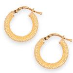L'ATELIER D'AZUR Boucles d'Oreilles Créoles - Or Jaune