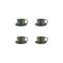 Voir la diapositive 1 : BJORN Tasse SCANDI 15cl et soucoupe Ø12cm - 8 pièces - Olive
