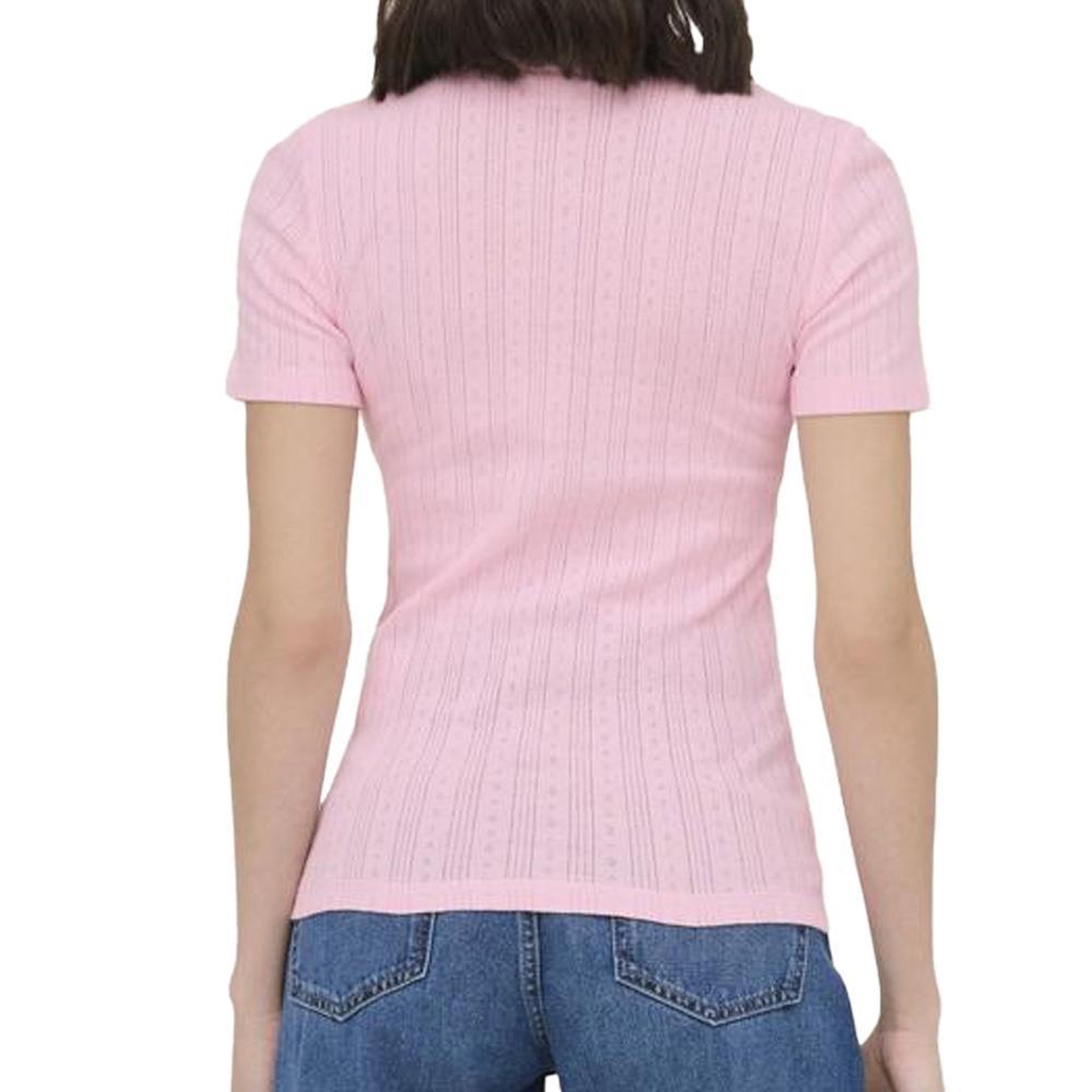 Voir la diapositive 2 : JACQUELINE DE YONG T-Shirt Rose Femme JDY Salsa