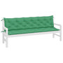 Voir la diapositive 3 : VIDAXL Coussins de banc jardin lot de 2 vert 200x50x7 cm tissu Oxford