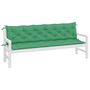Voir la diapositive 3 : VIDAXL Coussins de banc jardin lot de 2 vert 200x50x7 cm tissu Oxford