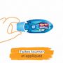 Voir la diapositive 4 : TIPP-EX Lot de 3 souris correctrices 8m avec capuchon Micro Tape Twist bleu et vert