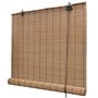 Voir la diapositive 2 : VIDAXL Store roulant en bambou 150x160 cm Marron