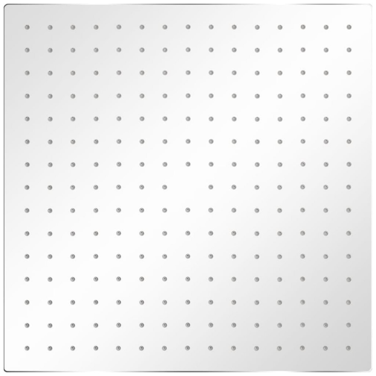 VIDAXL Pomme de douche plongeante 2 pcs Acier inoxydable 40x40 cm