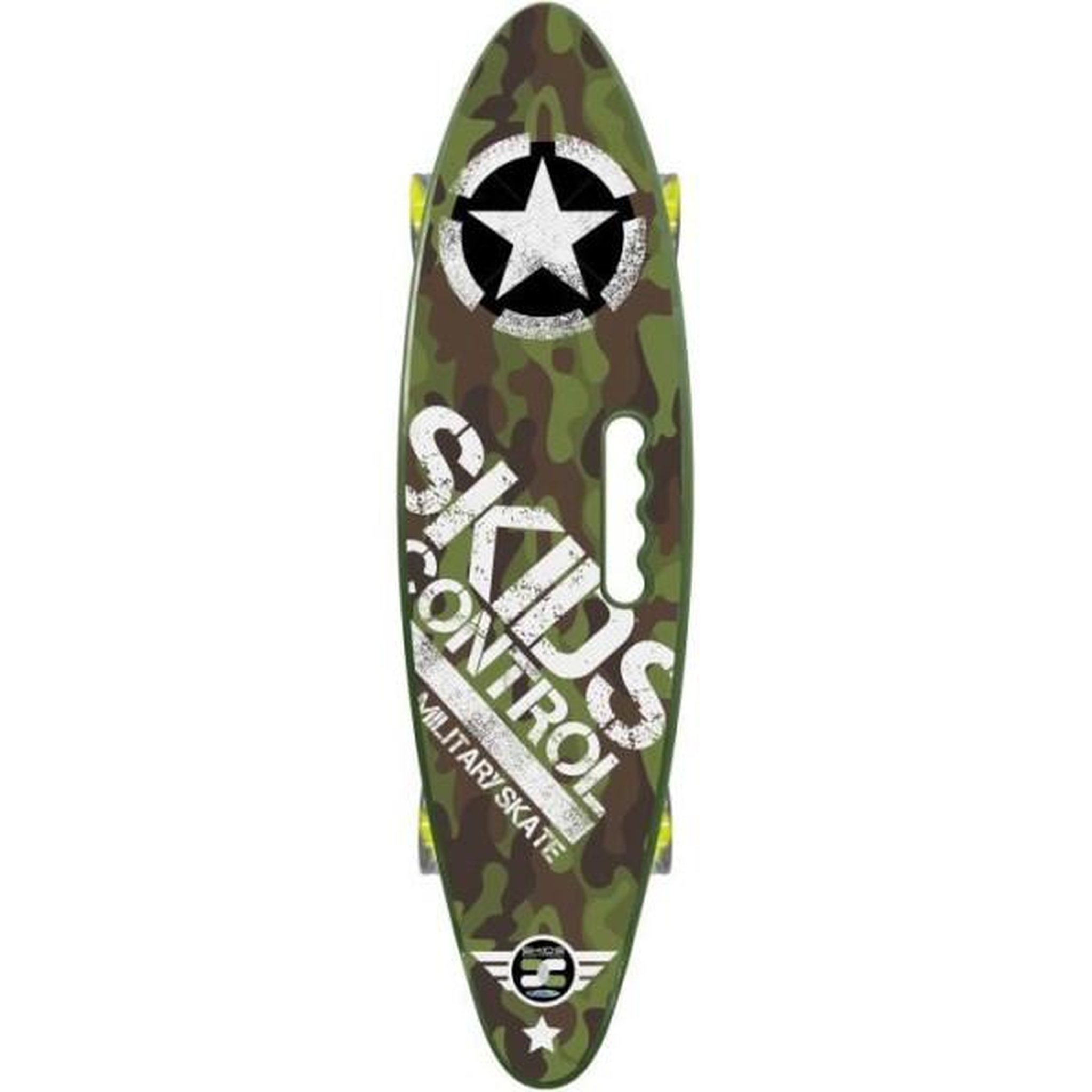 STAMP Stamp skateboard 24 x 7 avec poignée skids control military