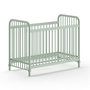 Voir la diapositive 2 : Paris Prix Lit Bébé  Bronxx  60x120cm Vert Mat