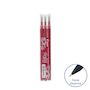 Voir la diapositive 2 : PILOT Lot de 3 recharges pour roller effaçable pointe moyenne FriXion Ball / Clicker rouge