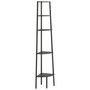 Voir la diapositive 2 : VIDAXL Etagere d'angle 5 niveaux Noir 45,5x31,5x180 cm