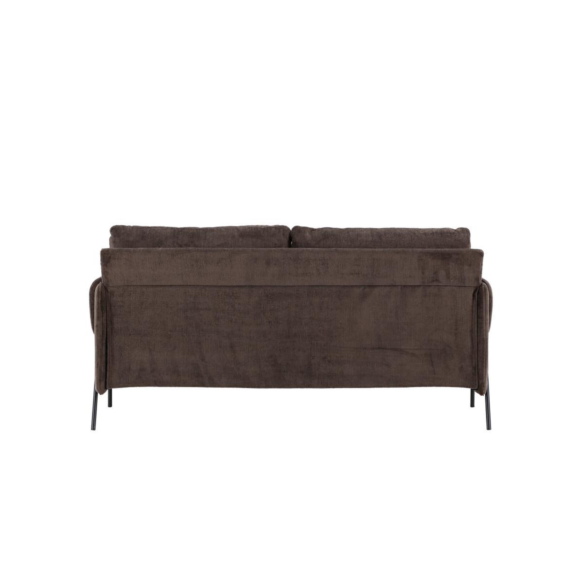 Voir la diapositive 6 : Paris Prix Canapé 2 places design  indigo  165cm brun