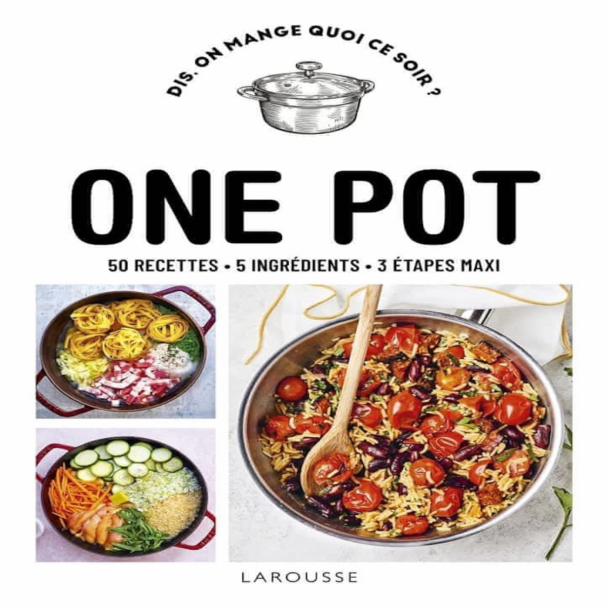 ONE POT. 50 RECETTES, 5 INGREDIENTS, 3 ETAPES MAXI, Lebrun Delphine